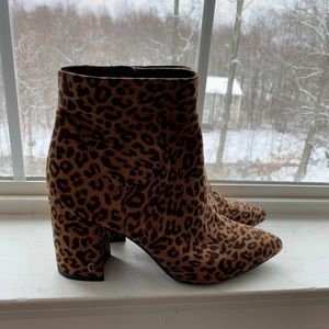 San Edelman cheetah booties